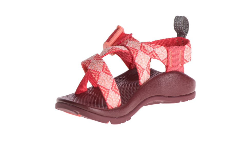 Chaco Z1 Ecotread Sandals - Kids, 1 Youth, Kaleido Peach, J180022-01.0