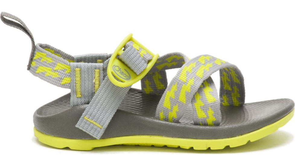 Chaco Z1 Ecotread Sandals - Kids, 13 Kid, Bolt Neon, JCH180351-13