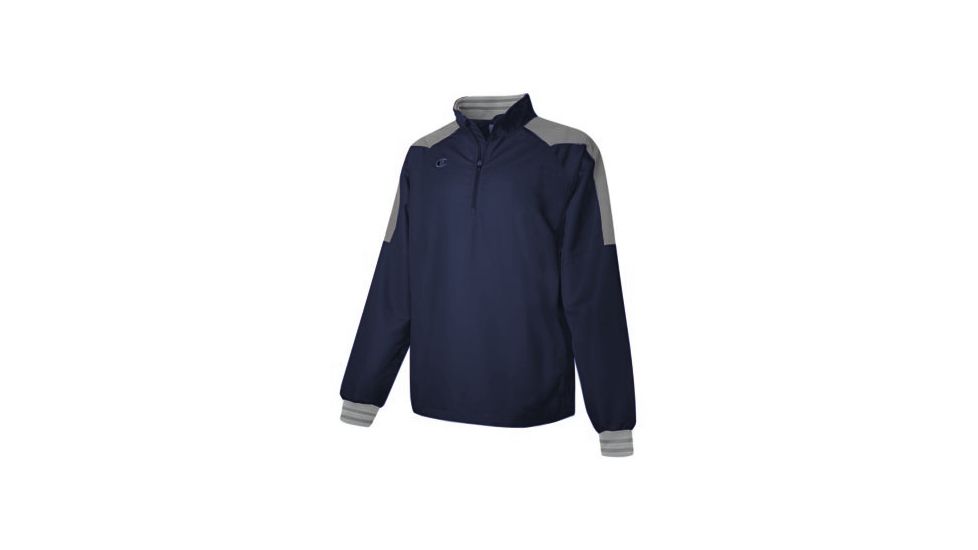 Champion All Star 1/2 Zip Jacket, Team Navy/Dark Platinum Gray, Large, V072 L ND