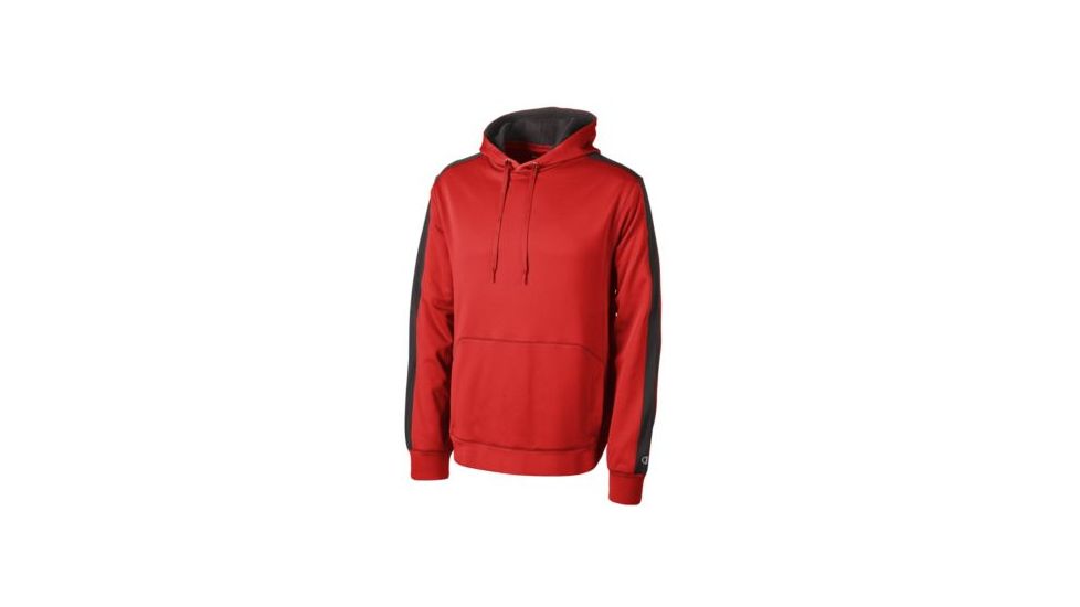 Champion Mens Performance Pullover Hoodie, Scarlet/Black, 2XL S220 2XL S7