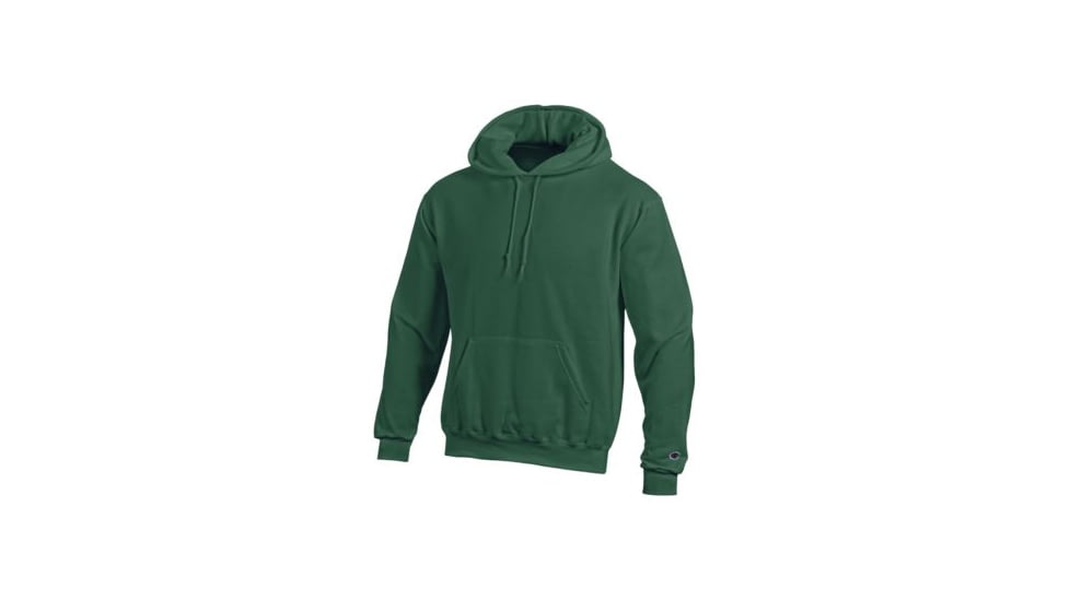 Champion Mens Powerblend Eco Fleece Hoodie, Dark Green, Medium S700 M 14