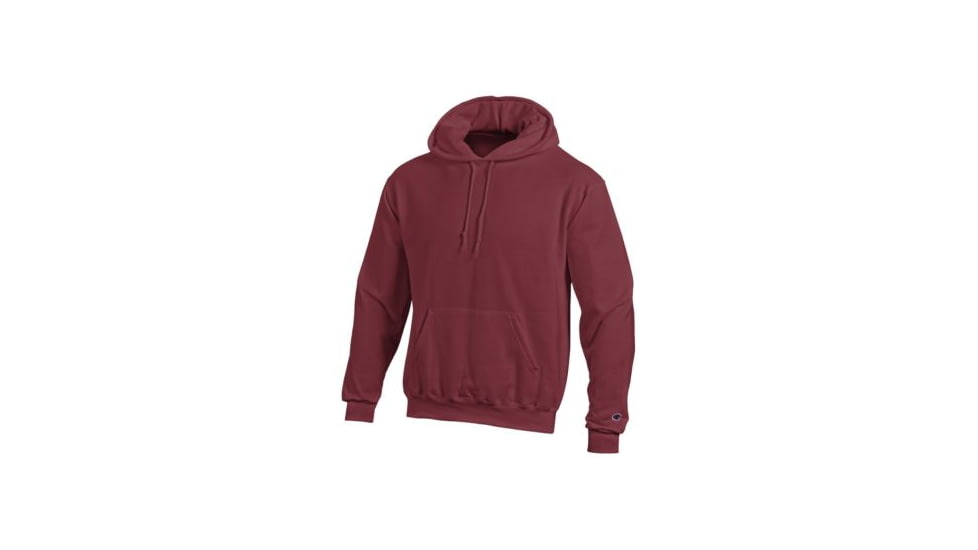 Champion Mens Powerblend Eco Fleece Hoodie, Maroon, Small S700 S MR
