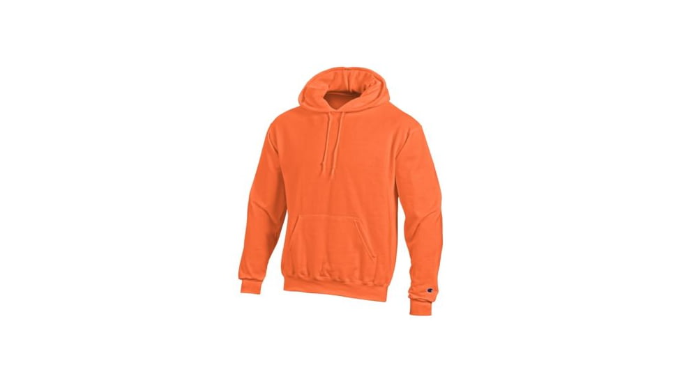 Champion Mens Powerblend Eco Fleece Hoodie, Orange, Small S700 S ON