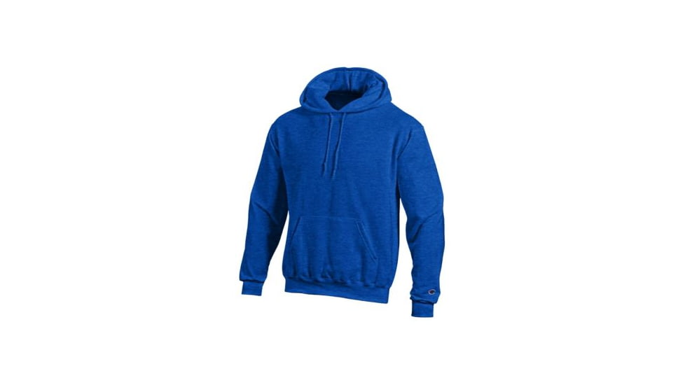 Champion Mens Powerblend Eco Fleece Hoodie, Royal Blue Heather, Small S700 S RH