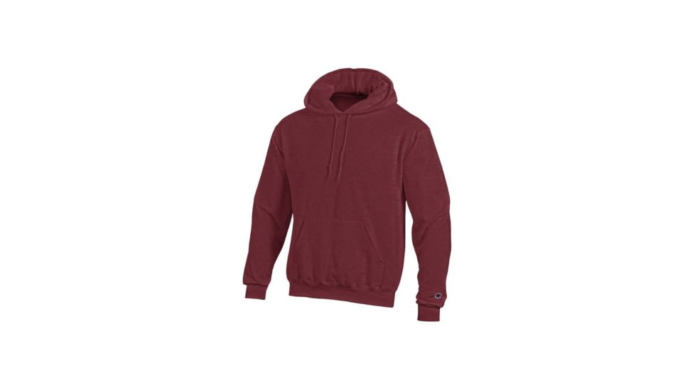 Champion Mens Powerblend Eco Fleece Hoodie, Maroon Heather, Small S700 S UA