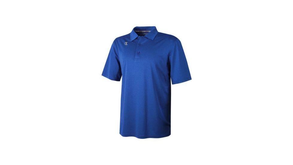 Champion Mens Vapor Heathered Short Sleeve Polo Shirt, Athletic Royal Heather, Extra Small CV60 XS A9