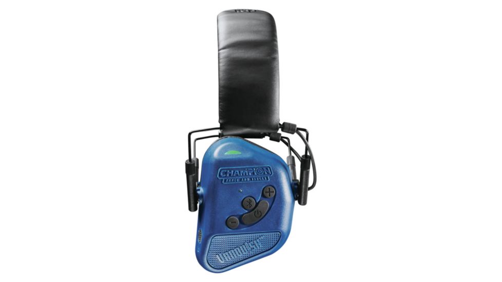 Champion Traps and Targets Vanquish Pro Hearing Protection Ear Muffs - Electronic, Blue 40981