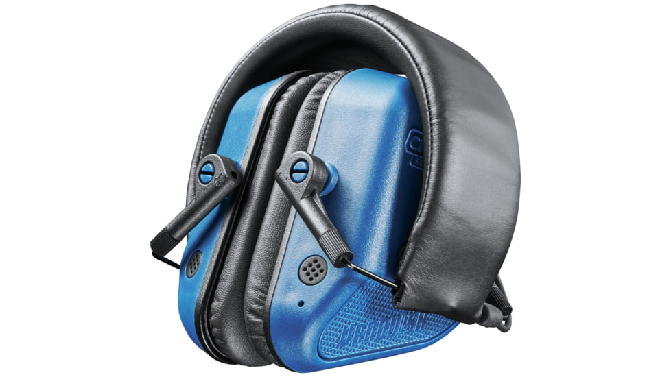 Champion Traps and Targets Vanquish Pro Hearing Protection Ear Muffs - Electronic, Blue, 40981