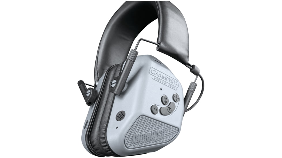 Champion Traps and Targets Vanquish Pro Hearing Protection Ear Muffs - Electronic, Gray, 40980