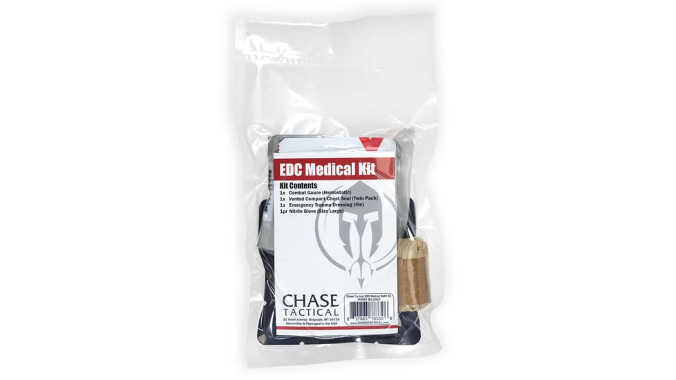 Chase Tactical EDC Medical Kit, No Pouch, 85-2517