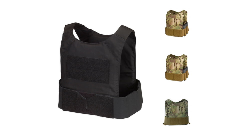 Chase Tactical Low-Vis Plate Carrier (LVPC), Black, Coyote Tan, MultiCam, Ranger Green