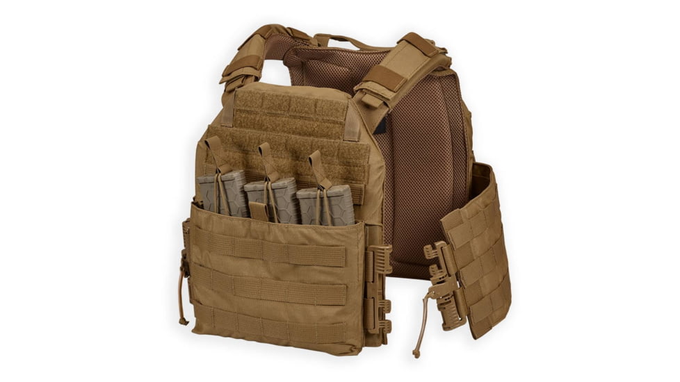 Chase Tactical Modular Enhanced Armor Carrier MEAC, Releasable, Coyote, CT-10MEAC-R-CT