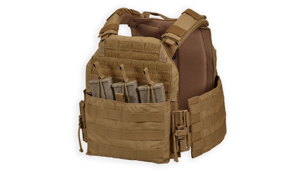 Chase Tactical Modular Enhanced Armor Carrier MEAC, Releasable, Coyote, CT-10MEAC-R-CT