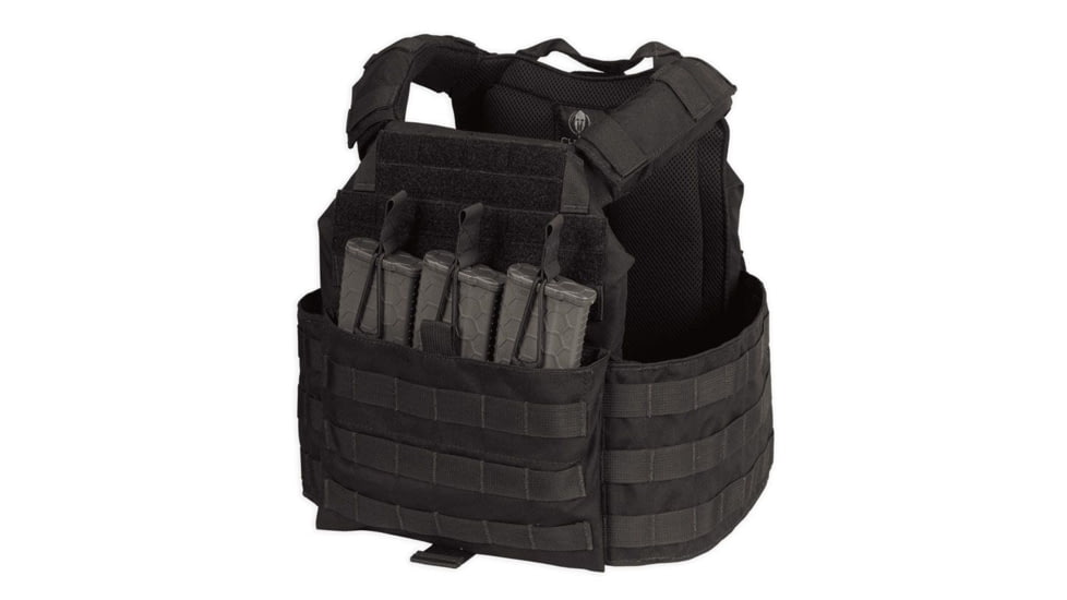 Chase Tactical Modular Enhanced Armor Carrier MEAC XL, Accepts 11X14 Plate, Black, CT-10MEAC-BK-XL