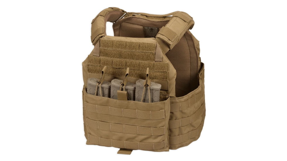Chase Tactical Modular Enhanced Armor Carrier MEAC XL, Accepts 11X14 Plate, Coyote, CT-10MEAC-CT-XL