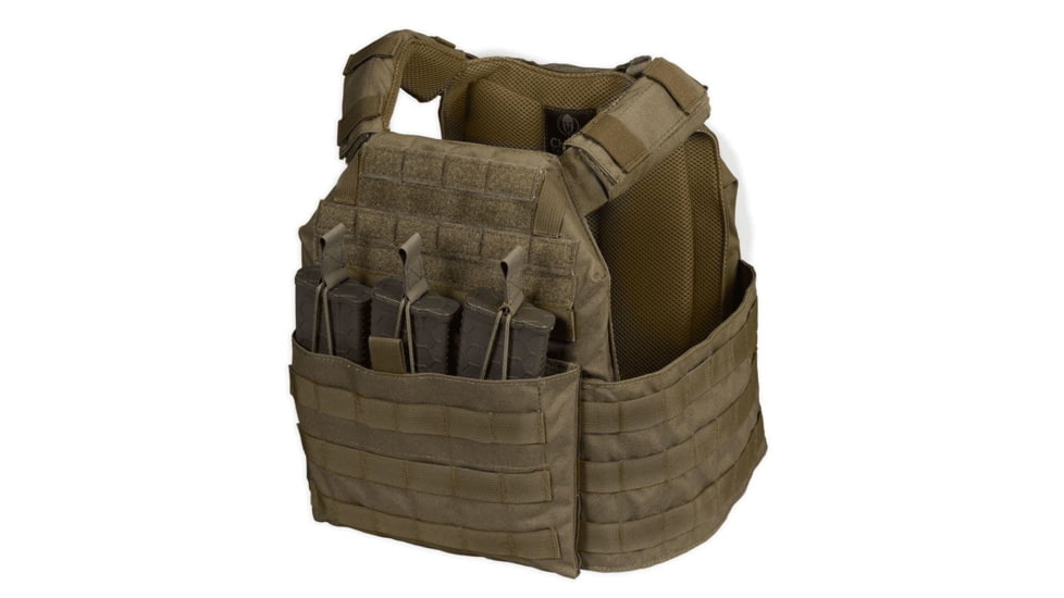 Chase Tactical Modular Enhanced Armor Carrier MEAC XL, Accepts 11X14 Plate, Ranger Green, CT-10MEAC-RG-XL