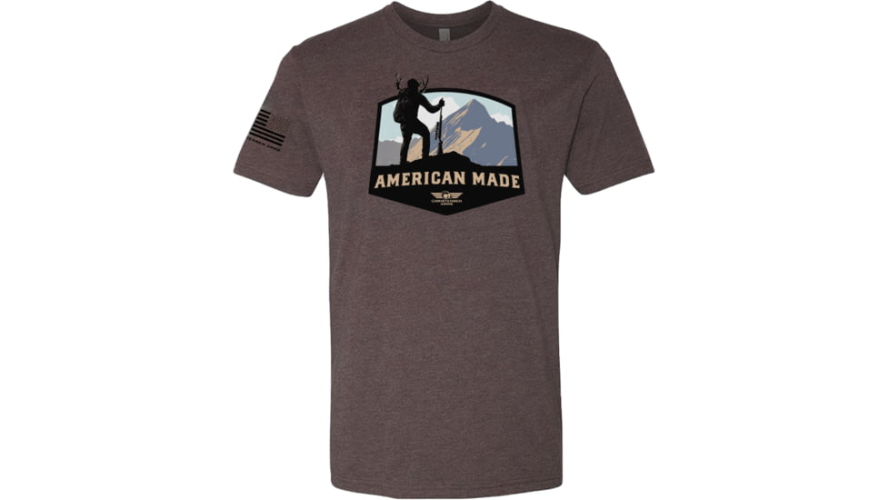 Christensen Arms American Made Hunter T-Shirt - Men's, Extra Large, Brown, 720-00120-03