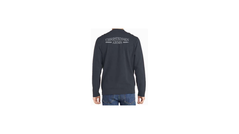 Christensen Arms Bullet &amp; Barrel Crew Sweatshirt - Mens, Dark Navy, M, 730-CA079-80-00-403-03