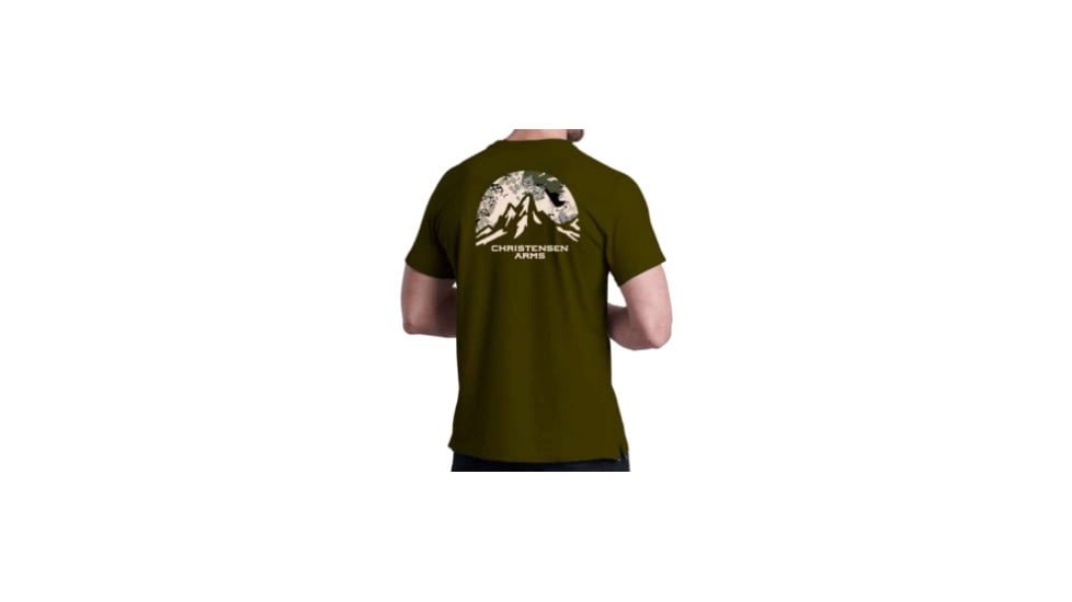 Christensen Arms Camo Mountain SS Tee - Mens, Army Green/Timber, 3X, 730-CA068-40-00-203-07