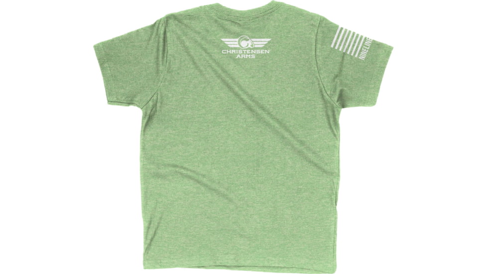 Christensen Arms Circle Mountain Design T-Shirt - Men's, Small, Green, 720-00098-00