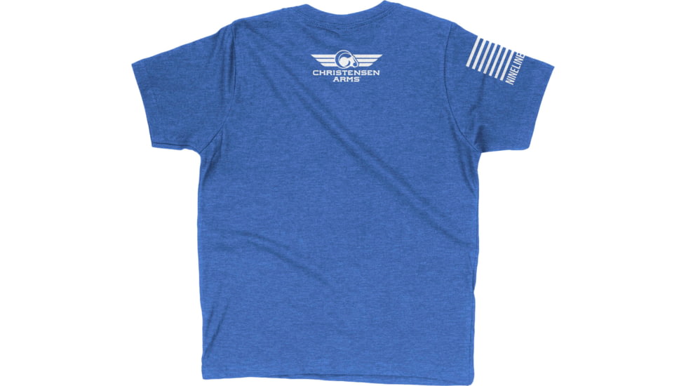 Christensen Arms Circle Mountain Design T-Shirt - Men's, Extra Large, Royal Blue, 720-00096-03