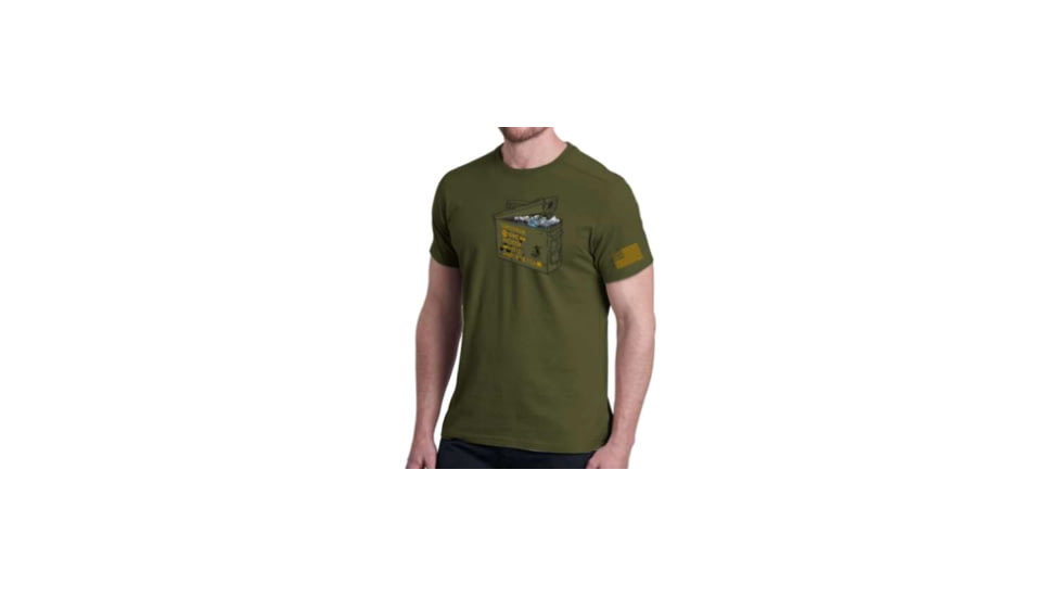 Christensen Arms Mountain Ammo Box SS Tee - Mens, Army Green, 3X, 730-CA061-40-00-202-07