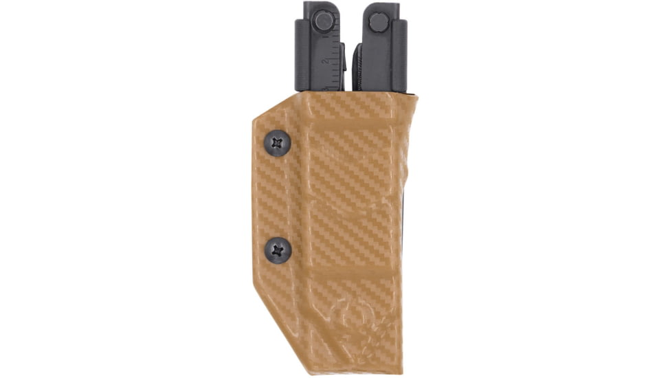 Clip &amp; Carry Kydex Sheath for the Gerber MP600, Carbon Fiber Brown, GMP600-CF-BRN