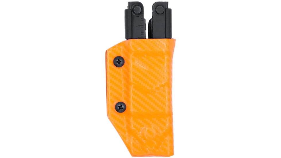 Clip &amp; Carry Kydex Sheath for the Gerber MP600, Carbon Fiber Orange, GMP600-CF-ORNG