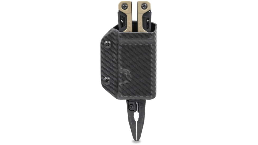 Clip &amp; Carry Kydex Sheath for the Leatherman OHT, Carbon Fiber Black, LOHT-CF-BLK