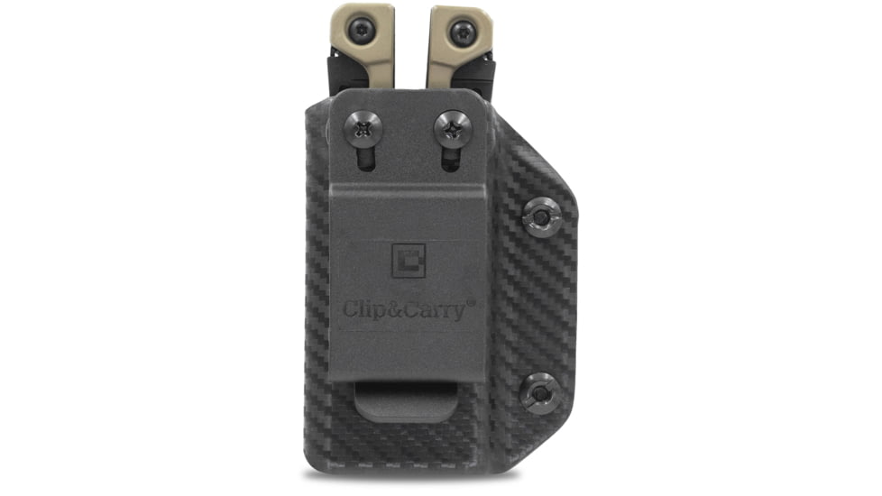 Clip &amp; Carry Kydex Sheath for the Leatherman OHT, Carbon Fiber Black, LOHT-CF-BLK