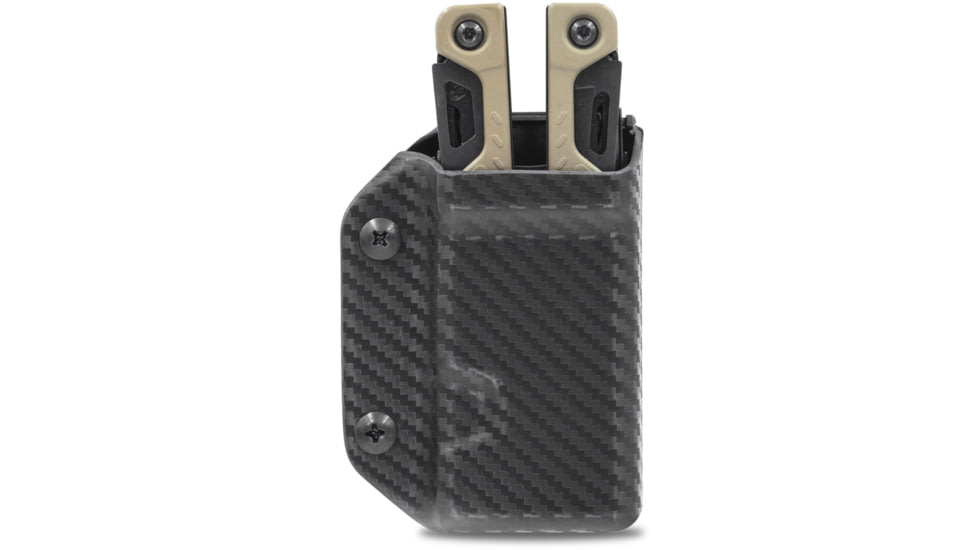 Clip &amp; Carry Kydex Sheath for the Leatherman OHT, Carbon Fiber Black, LOHT-CF-BLK