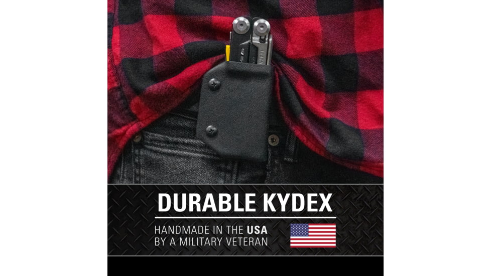 Clip &amp; Carry Kydex Sheath for the Leatherman Signal, Black, LSGNL-BLK
