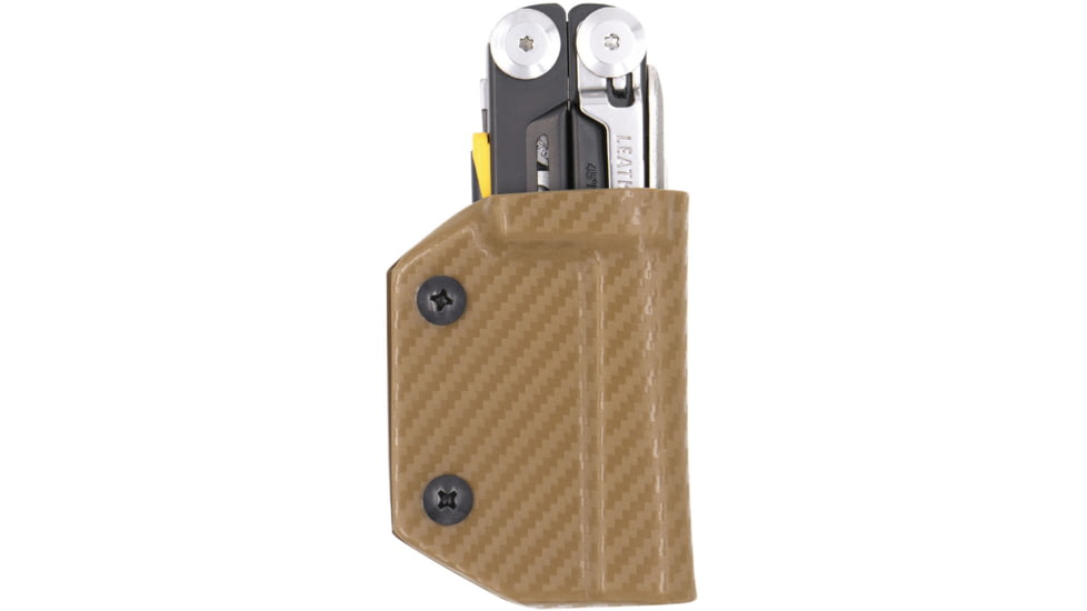 Clip &amp; Carry Kydex Sheath for the Leatherman Signal, Carbon Fiber Brown, LSGNL-CF-BRN