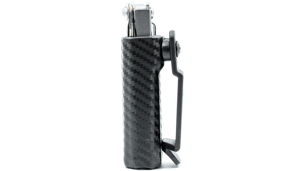 Clip &amp; Carry Kydex Sheath for the Leatherman Wingman, Sidekick, Rebar &amp; Rav, Carbon Fiber Black, LWING-CF-BLK