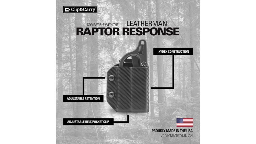 Clip &amp; Carry Leatherman Raptor Resp. Sheath CLP083