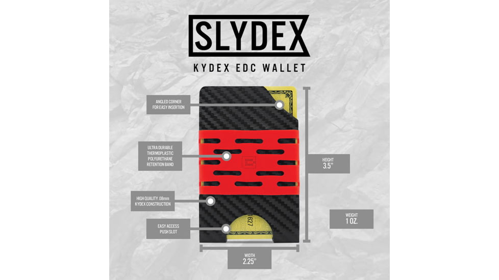 Clip &amp; Carry Slydex Kydex Wallet