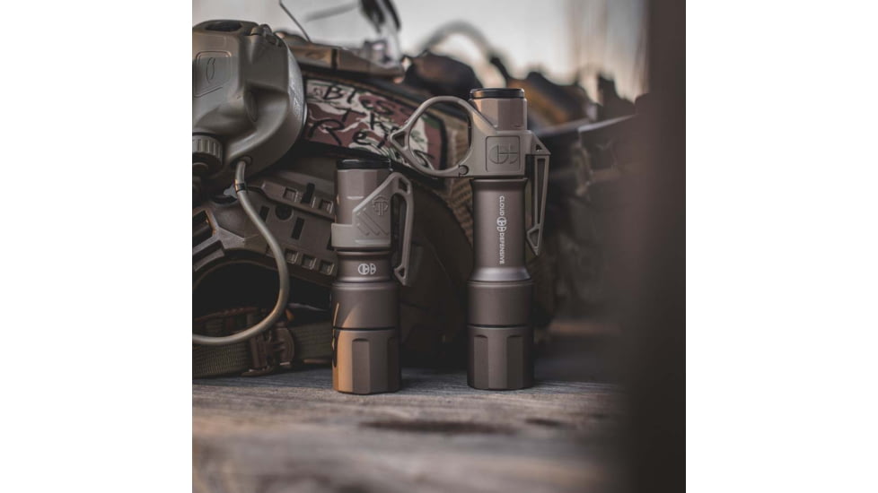 Cloud Defensive Mission Configurable Handheld Micro Flashlight, Single Output, High Candela, Flat Dark Earth, MCH2.0-HC-S-350-FDE