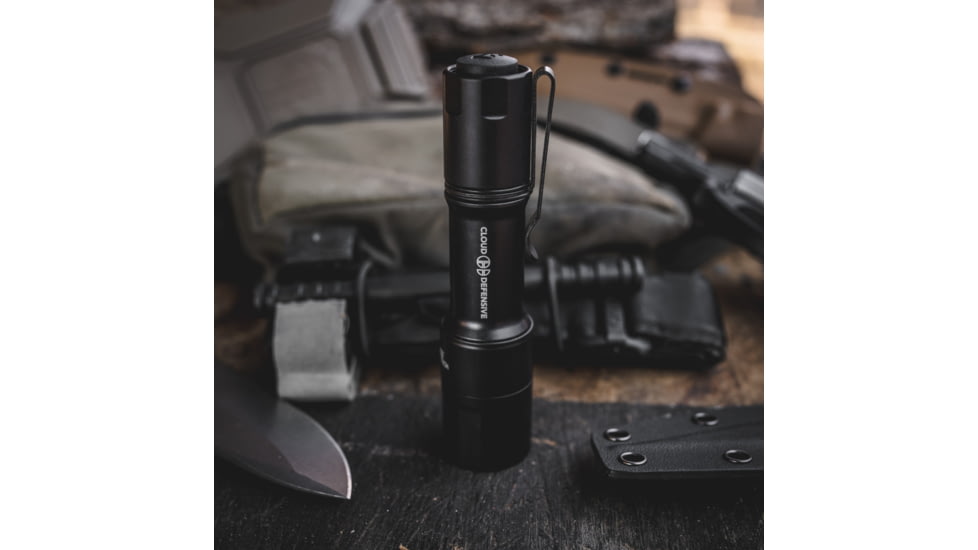 Cloud Defensive MCH 2.0 HC Micro Flashlight, Black, CD2007-HC-DF-P-350 BLK