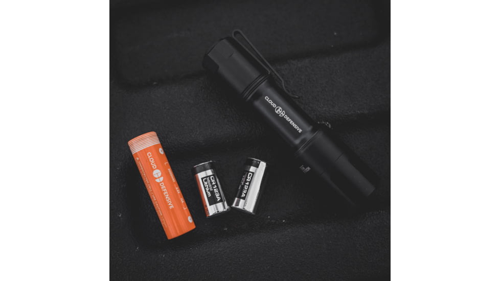 Cloud Defensive MCH 2.0 HC Micro Flashlight, Black, CD2007-HC-DF-P-350 BLK