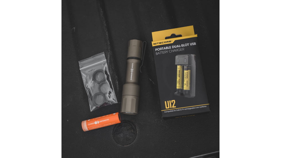 Cloud Defensive MCH 2.0 HC Micro Flashlight, Flat Dark Earth, CD2007-HC-DF-P-350 FDE