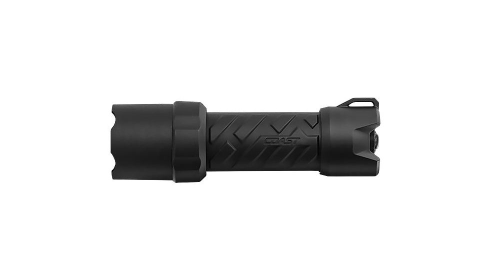 Coast PolySteel 200 Pure Beam Focusing Flashlight 250 Lumens, Black, Box 20764