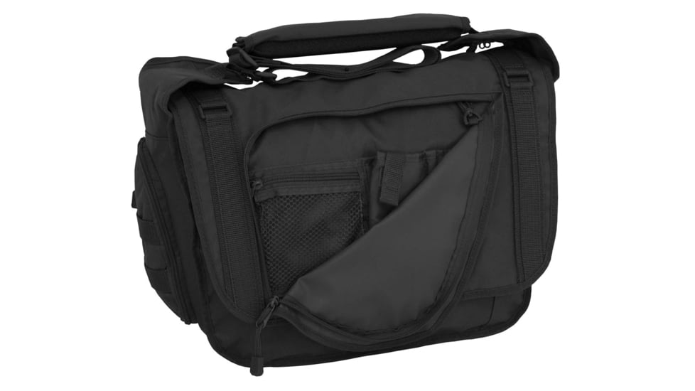 Mercury Tactical Tactical Messenger Attache, Black, 16 1/2in.x10 1/2in.x6 3/4in. 9960-BK