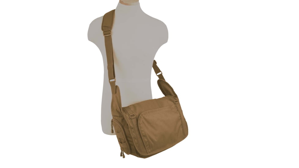 Mercury Tactical Tactical Messenger Attache, Coyote, 16 1/2in.x10 1/2in.x6 3/4in. 9960-CY