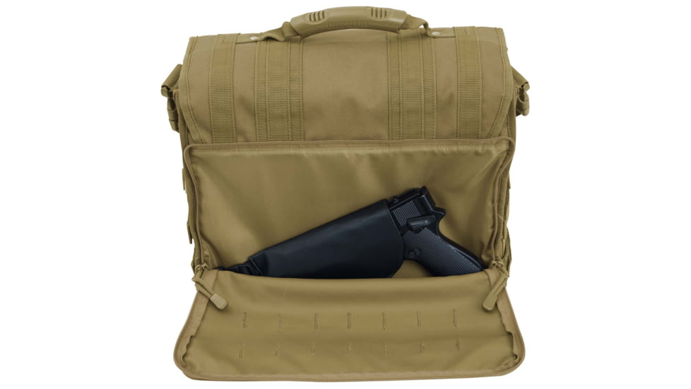 Mercury Tactical Tactical Messenger Attache, Coyote, 14in.x6in.x11in. 9967-CY