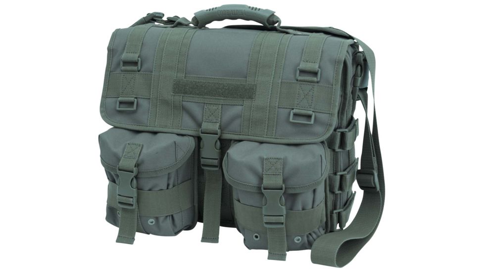 Mercury Tactical Tactical Messenger Attache, Foliage Green, 14in.x6in.x11in. 9967-FG