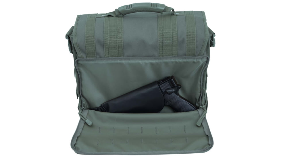Mercury Tactical Tactical Messenger Attache, Foliage Green, 14in.x6in.x11in. 9967-FG