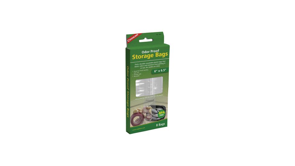 Coghlans Odor Proof Bag Sm - 8 Pk 1652