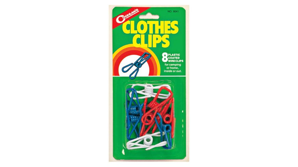 Coghlans Clothes Clips 8pk 8041