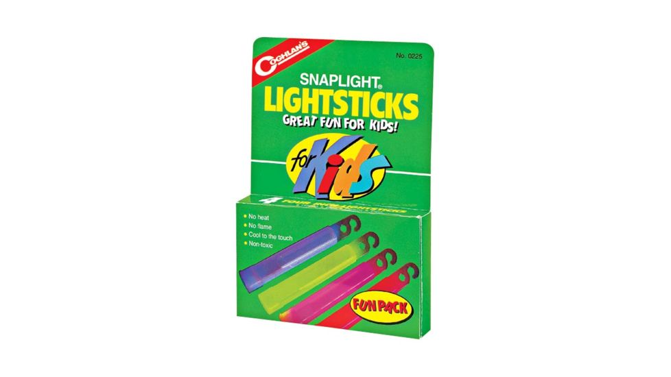 Coghlans Snaplight Lightsticks Kids 4pk 0225