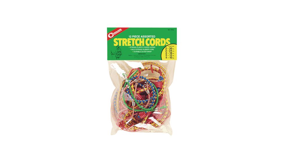 Coghlans Stretch Cords Assorted Package of 12 9750